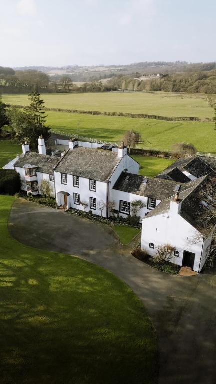 Aerial view of grounds